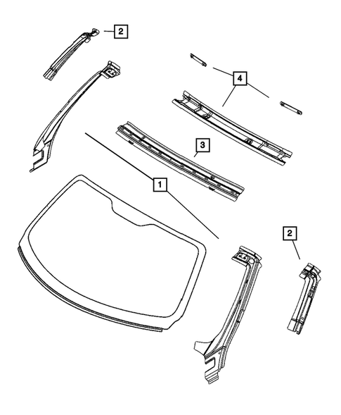 Aperture Panel and Pillar Supports for 2010 Chrysler PT Cruiser #5
