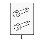 AJ811608 - : Accessory Drive Belt Idler Pulley Bolt for Jaguar: F-Type, XE, XF, XJ, XJR, XJR575 Image