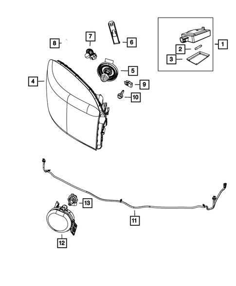 Lamps-Interior and Exterior for 2016 Ram 2500 #3