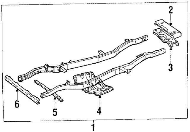 J5363235 - Body: Frame Assembly for Mopar Image