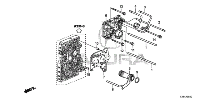 AT Regulator Body (5AT) for 2014 Acura ILX #0