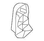 51238223163 - Body: Release Lever for BMW Image