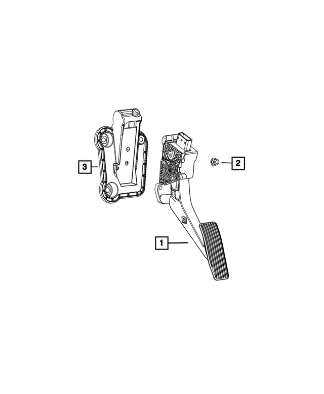 68570258AB - : Accelerator Pedal for Mopar Image