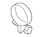 16439V500B - Body: Reservoir Hose Clamp for Nissan: LEAF, NV200, TITAN XD, Versa, Versa Note, Xterra Image