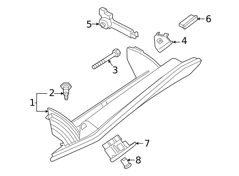 Glove Box for 2022 BMW M440i xDrive Gran Coupe #0