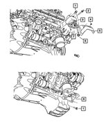 6102019 - 6.4L Gas; Engine: Hex Head Bolt And Washer for Mopar Image