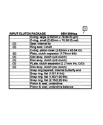 5013090AC - Automatic Transmission Multi-Speed: Automatic Transmission Clutch Package for Mopar Image