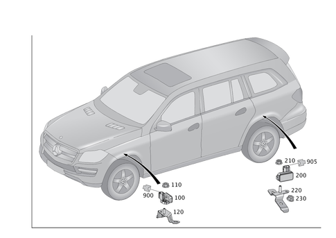 Electrical Parts for Suspension Adjustment for 2014 Mercedes-Benz GL450 #0