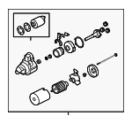 23300W100P - Electrical: Starter for Mitsubishi: Lancer, Outlander, Outlander Sport Image