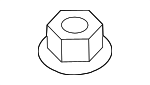 33326760668 - Suspension: Upper Control Arm Nut for BMW Image