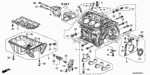 11000R70A01 - Engine: BLOCK ASSY., CYLINDER for Honda Image