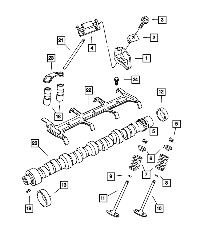 « 33004626 – Engine 5.9L Eight Cylinder : Ressort De Soupape Retenue pour Mopar Image »