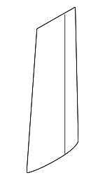 808163LM0A - Body: Black Out Tape for Nissan: NV200 Image