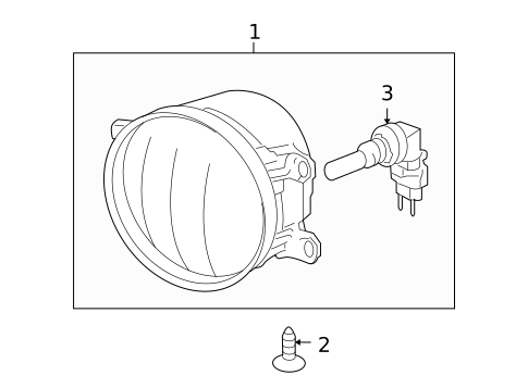 Fog Lamps for 2009 Toyota Matrix #0