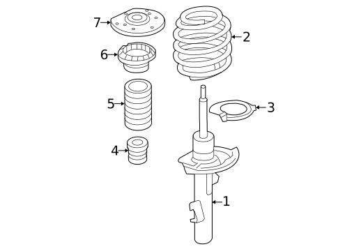 Struts & Components for 2014 Volvo S80 #0