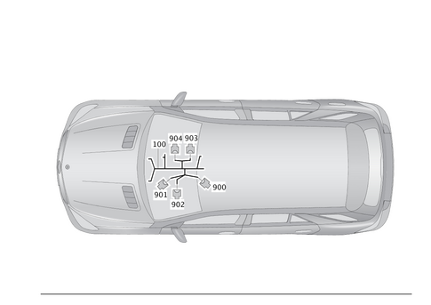 Center Console Wiring Harness for 2018 Mercedes-Benz GLE 550e #0