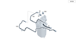 1390101203 - Major Assembly Detachable Parts: Bleed Line for Mercedes-Benz: AMG GT 43, C43 AMG, C63 AMG S E Performance, GLC43 AMG, GLC63 AMG S E Performance, SL43 AMG Image