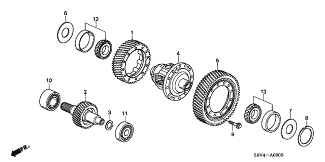 AT Differential (-'05) for 2004 Honda Pilot #0