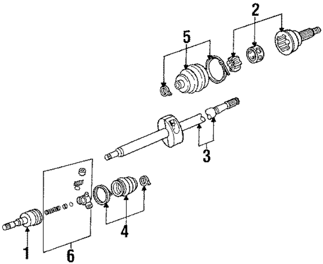 4340867 - Driveline &amp; Axles: Cv Joint Kit for Mopar Image