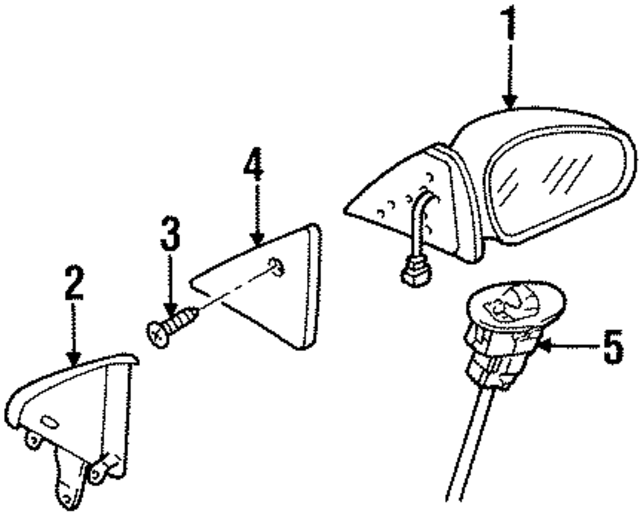 F8CZ17682BA - : Door Mirror for Ford Image