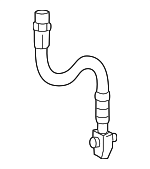 1H0611701F - Brakes: Brake Hose for Volkswagen Image