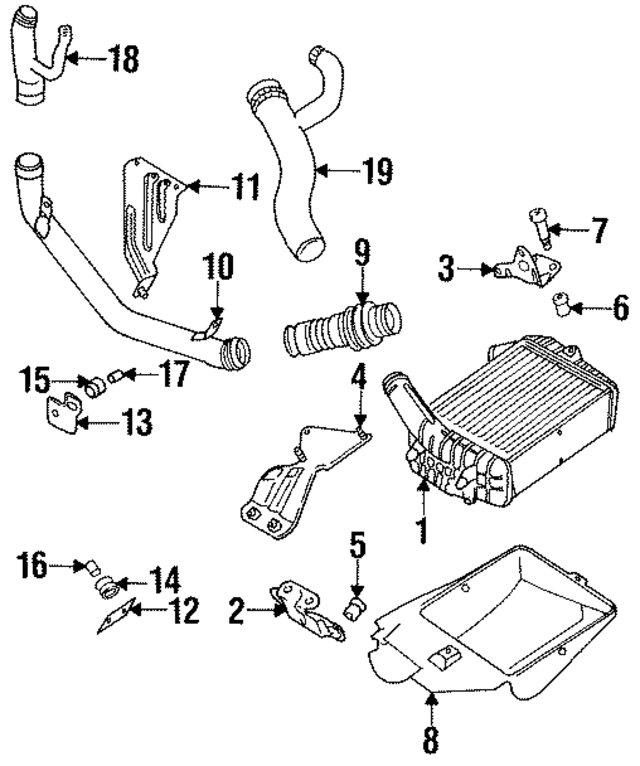 34145702 - Engine: Inter-cooler for Audi Image