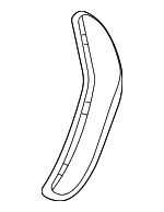 86697K0600 - Body: Side Molding Retainer for Kia: Soul Image