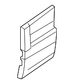 95855996011G2X - Body: Lower Molding for Porsche: Cayenne Image