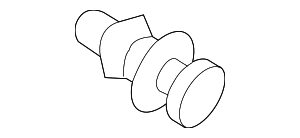 95855971900 - Body: Lower Molding Clip for Porsche Image