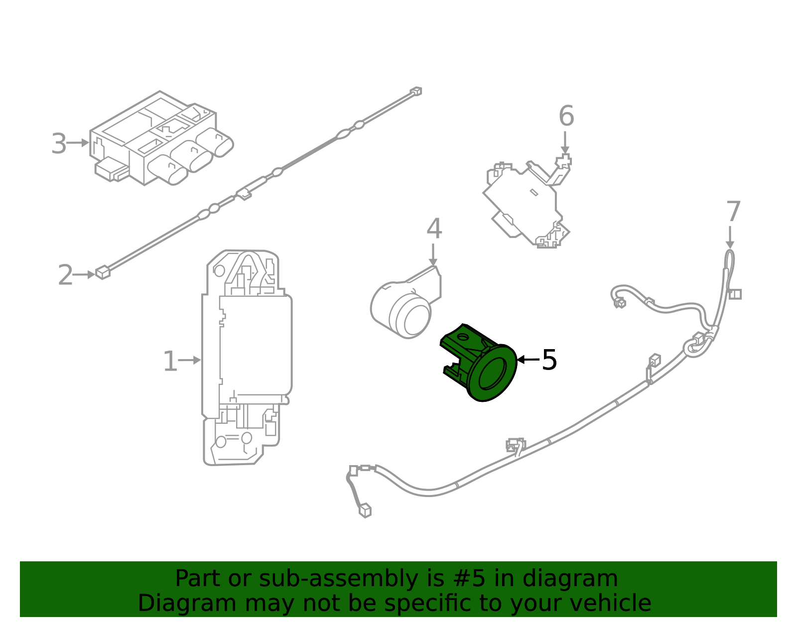 28533-7FL2B - Reverse Sensor Cover 2019-2020 Nissan Rogue | Official ...