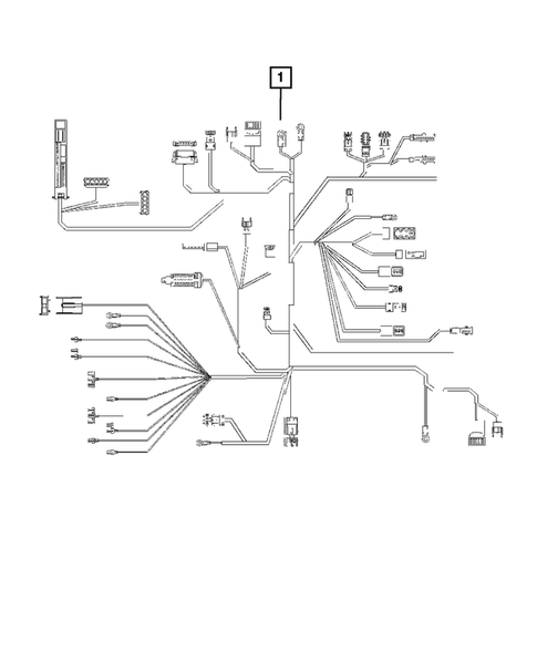 Wiring-Body & Accessories for 2004 Chrysler Crossfire #0