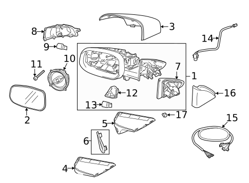 Outside Mirrors for 2007 Volvo S60 #0