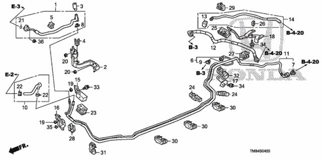 Fuel Pipe for 2013 Honda Insight #0