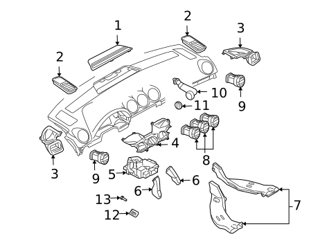 Ducts for 2005 Audi S4 #2