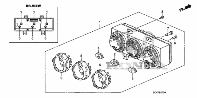 Heater Control for 2007 Honda Element #0