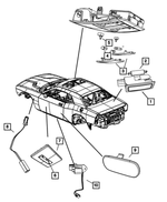 5137535AA - Electrical: Map Light Switch for Mopar Image