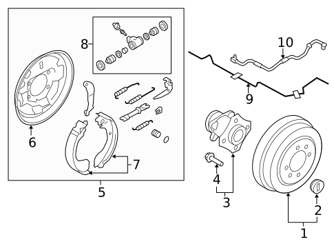 Brake Components for 2019 Nissan NV200 #0