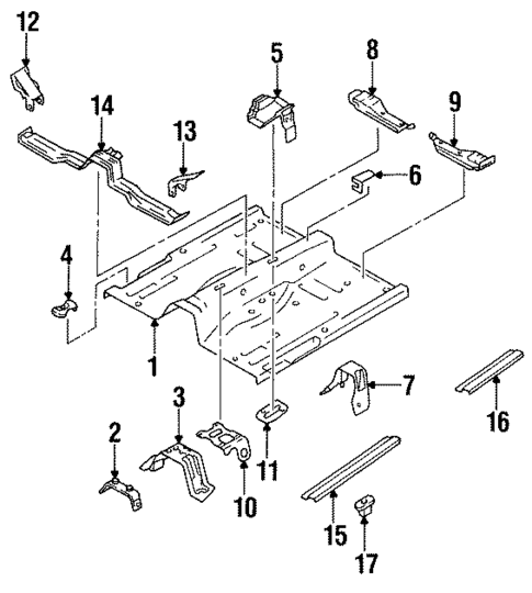 Floor for 1996 INFINITI Q45 #0