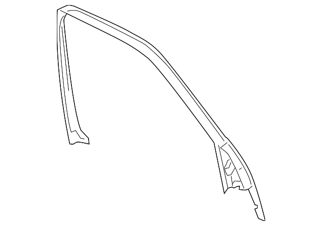 51337129712 - 2007-2013 BMW X5 Upper Molding (51-33-7-129-712) | BMW of ...