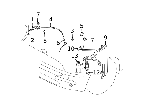 Washer Components for 2005 Mini Cooper #0