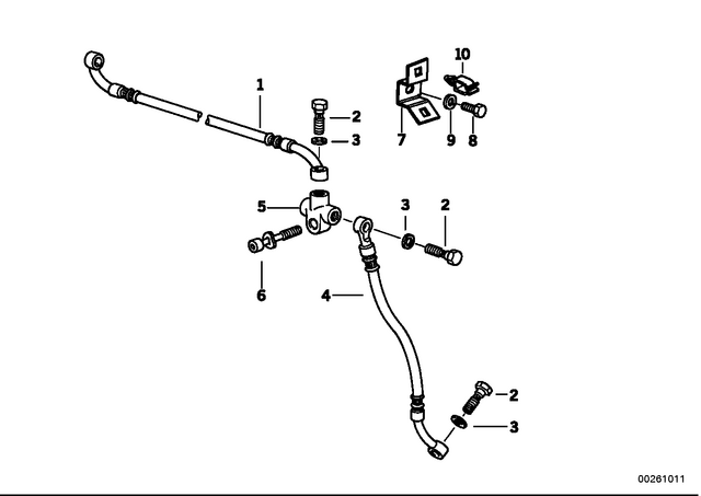 34321242205 - Brakes: Hollow Bolt -  for BMW-Motorrad Image
