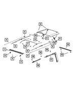 68193500AA - Body Sheet Metal Except Doors: Folding Top Cable Pocket Cover, Right for Jeep: Wrangler, Wrangler JK Image