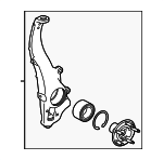 C2D58911 - : Knuckle for Jaguar: XJ, XJR, XJR575 Image