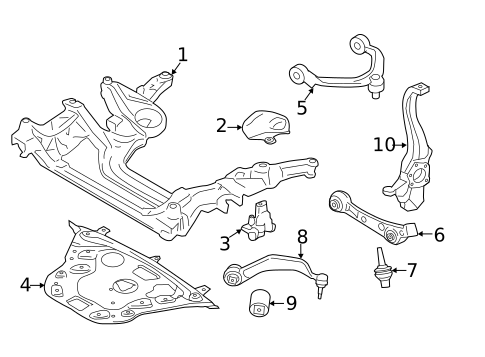Suspension Components for 2015 BMW 750Li xDrive #1