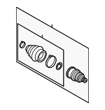 5C0498099E - Suspension: Outer Joint Assembly for Volkswagen: Beetle, Golf SportWagen, Passat Image