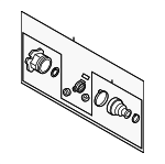 5C0498103B - Suspension: Inner Joint Assembly for Volkswagen: Beetle, Passat Image