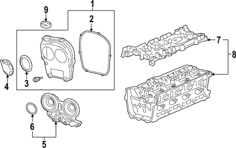 Valve & Timing Covers for 2025 Porsche Macan #0