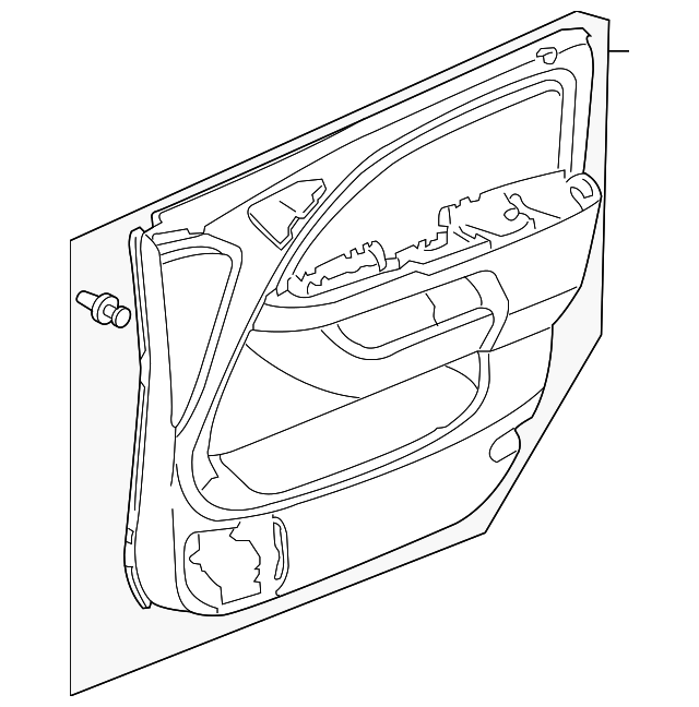 ニシナ様 2005-2007 Honda Odyssey Door Trim Panel 83557-SHJ-A21ZB | Honda