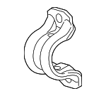 68209833AB - Suspension: Stabilizer Bar Bracket for Ram: 2500, 3500 Image