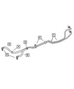 52080128AD - Cooling: Supply &amp; Return Tube &amp; Hose for Mopar Image